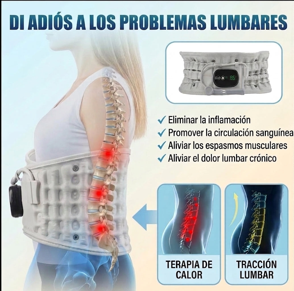 Alivio del dolor de espalda con el cinturón Akira LumbarFlex